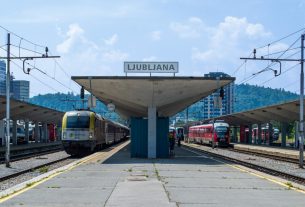 Ljubljana vasút állomás