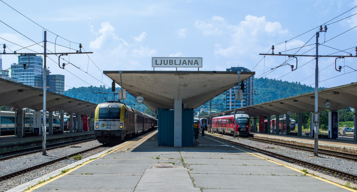 Ljubljana vasút állomás