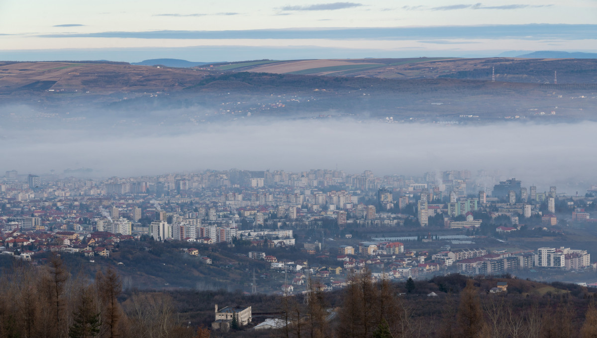 ködös idő Kolozsváron