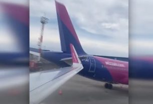 Wizz Air baleset Románia