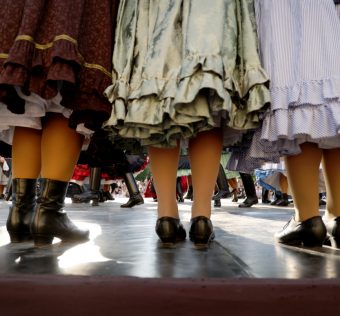 Szeged, Martin György Néptáncfesztivál, néptánc, tánc, megnyitó, felvonulás